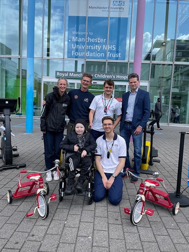 Cyclists Fighting Cancer Deliver Fitness Support to Children’s Oncology Units