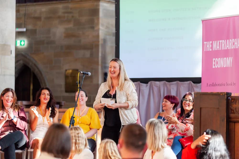 Curator of the book, Corinna Nicol - Yorkshire-based business coach and Connect Women in Biz founder